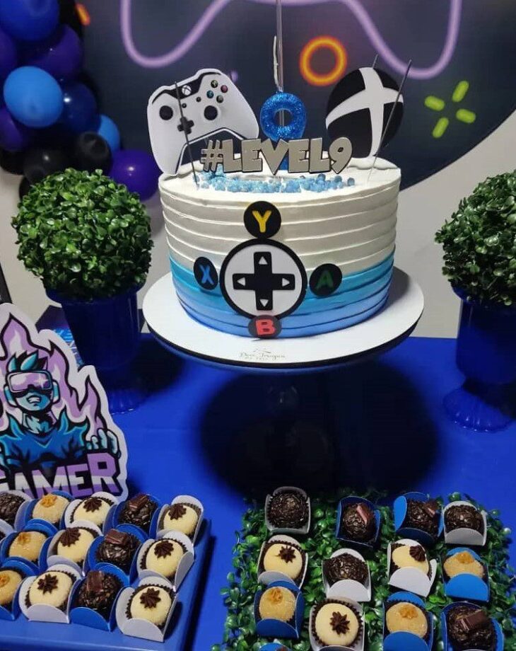 Foto de bolo de videogame 040 - 43