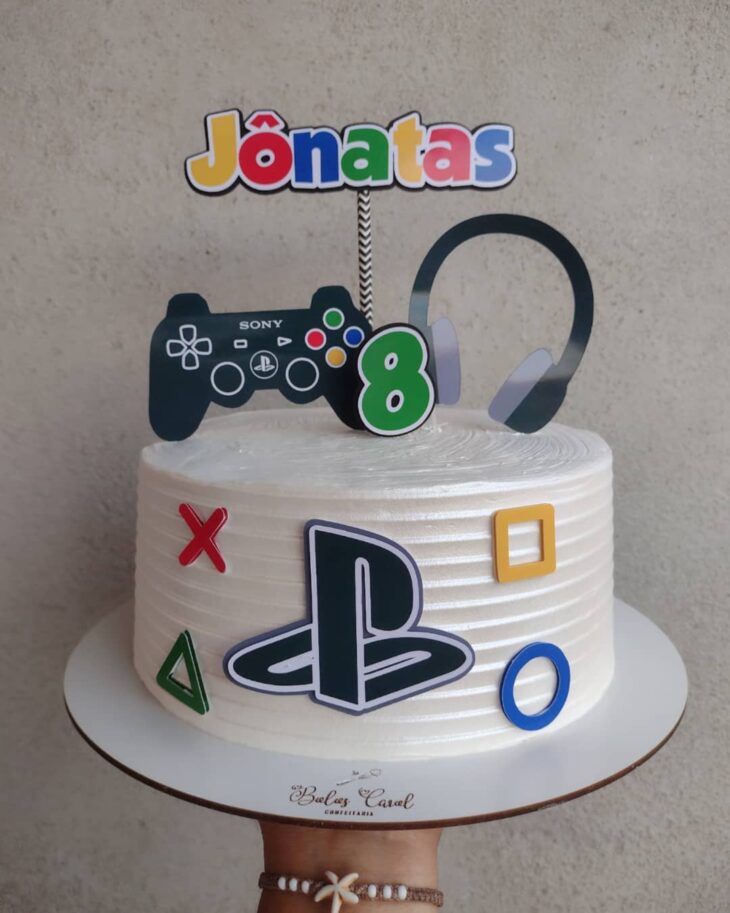 Foto de bolo de videogame 046 - 49