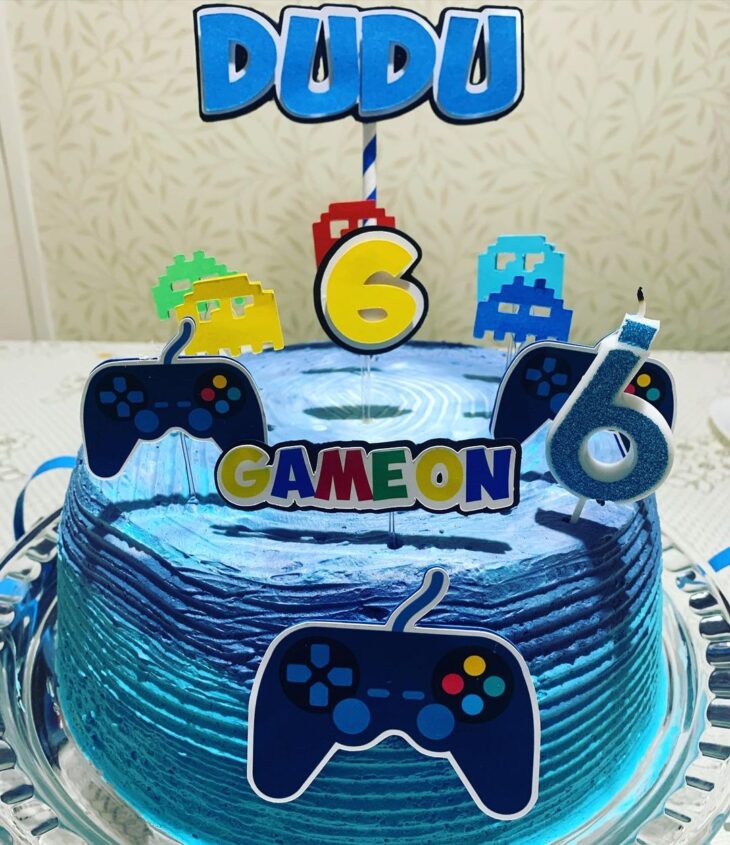 Foto de bolo de videogame 051 - 54