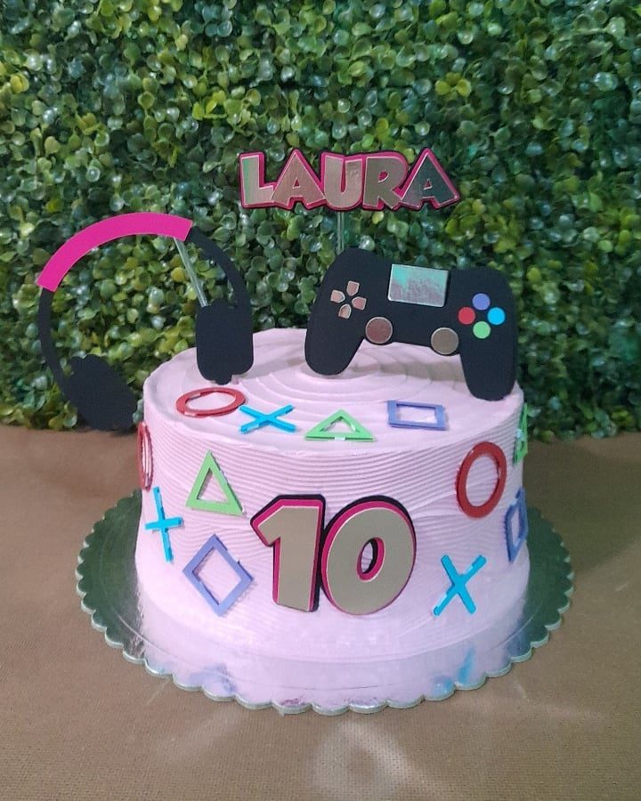 Foto de bolo de videogame 053 - 56