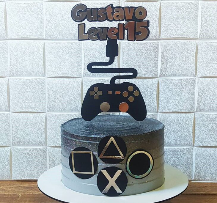 Foto de bolo de videogame 056 - 59