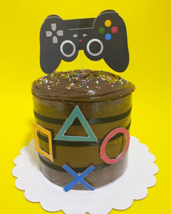 Foto de bolo de videogame 057 - 60