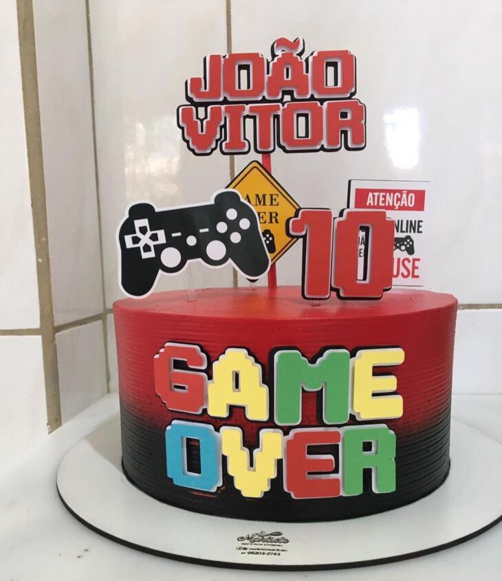 Foto de bolo de videogame 067 - 70