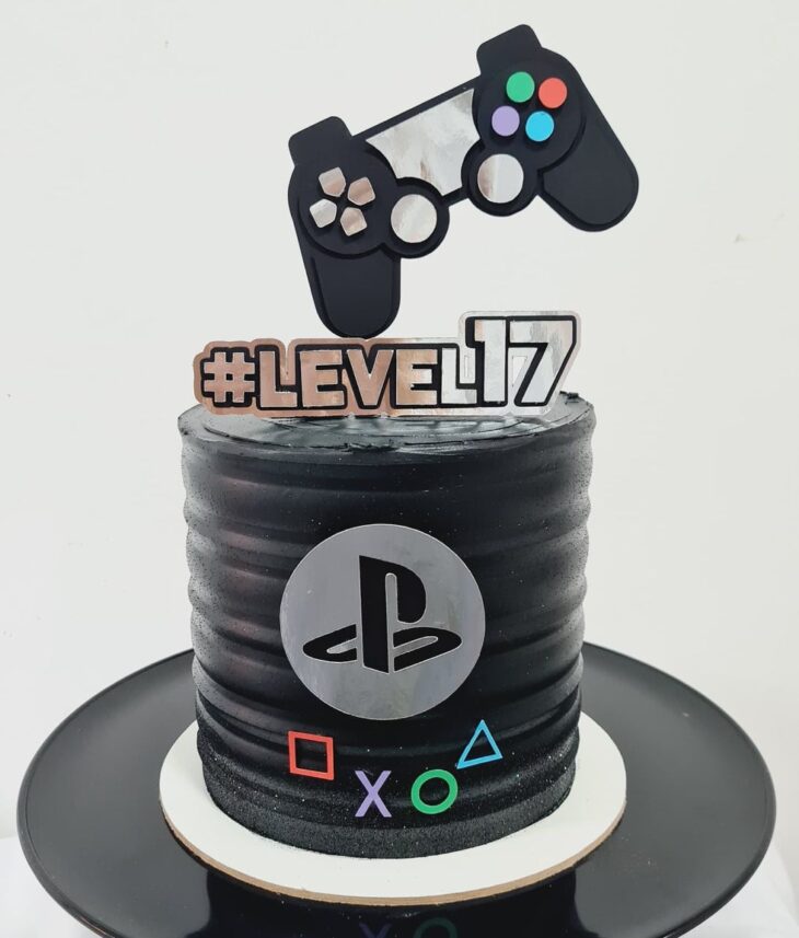 Foto de bolo de videogame 070 - 73