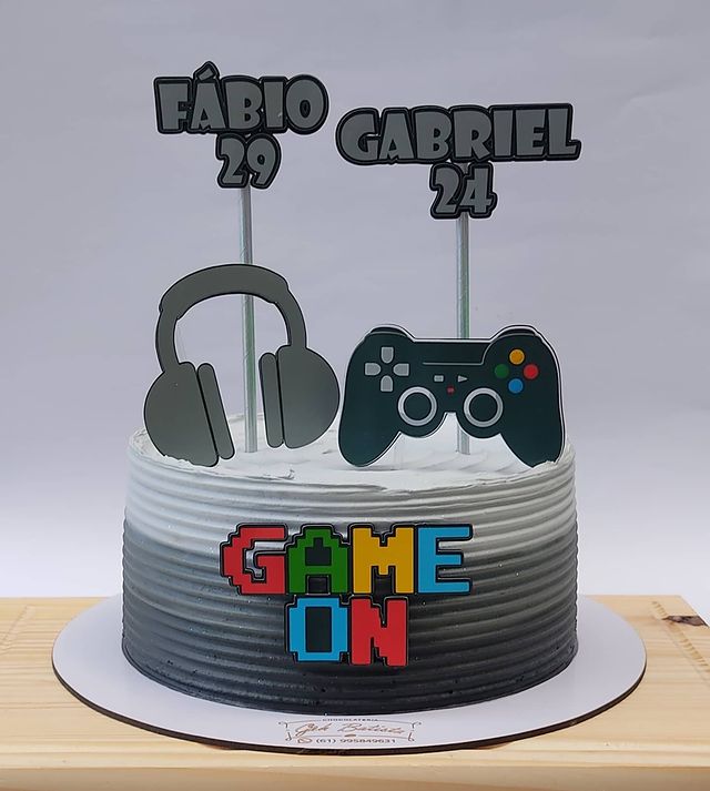 Foto de bolo de videogame 072 - 75