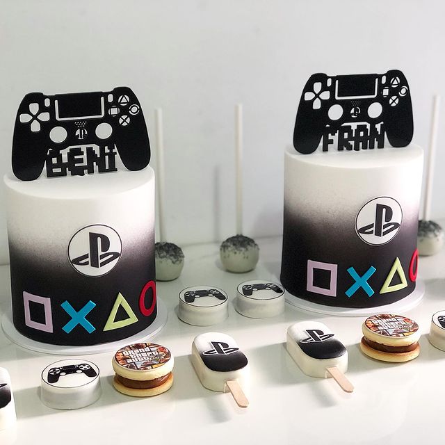 Foto de bolo de videogame 21 - 24