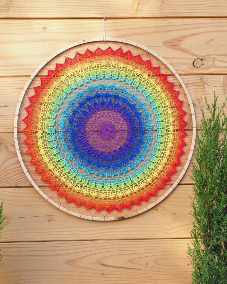 Foto de mandala de croche 09 - 12