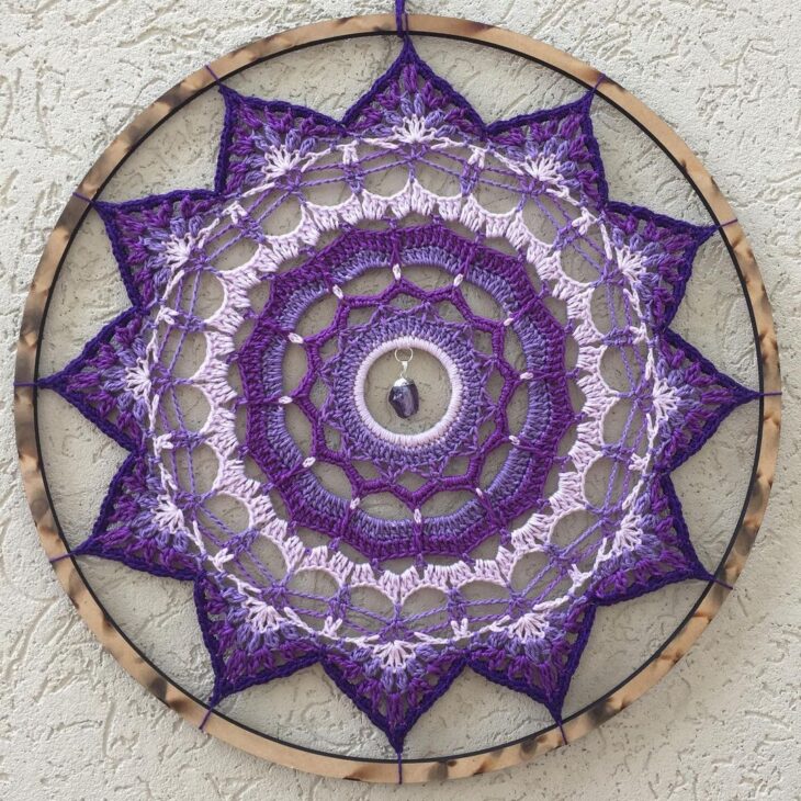 Foto de mandala de croche 11 - 14