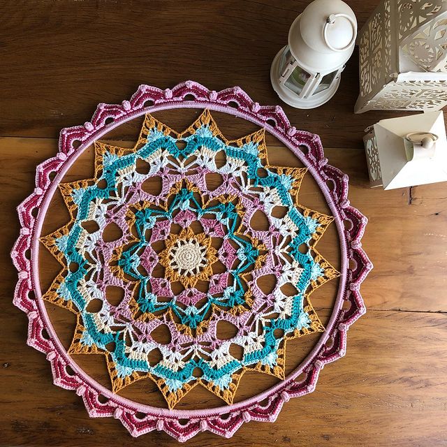 Foto de mandala de croche 16 - 28