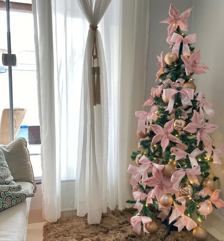 Foto de arvore de natal rosa 27 1 - 30