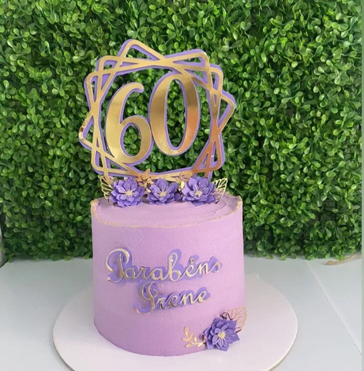 Foto de bolo de 60 anos 060 - 63