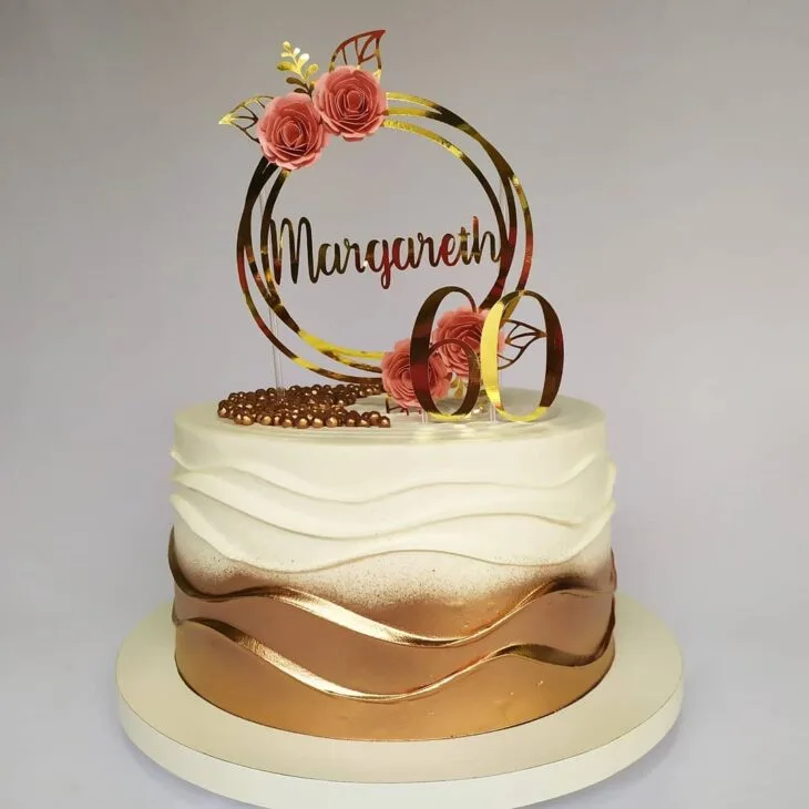 Foto de bolo de 60 anos 12 - 15