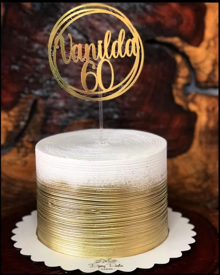 Foto de bolo de 60 anos 19 - 22