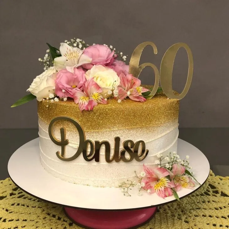 Foto de bolo de 60 anos 2 - 5
