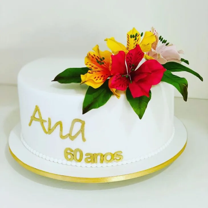 Foto de bolo de 60 anos 26 - 29