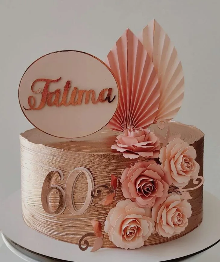 Foto de bolo de 60 anos 58 - 61