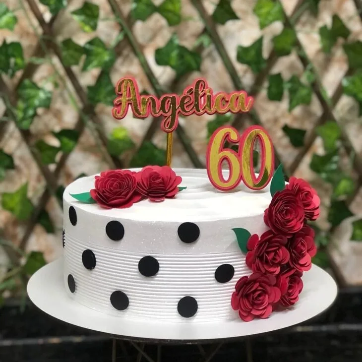 Foto de bolo de 60 anos 59 - 62