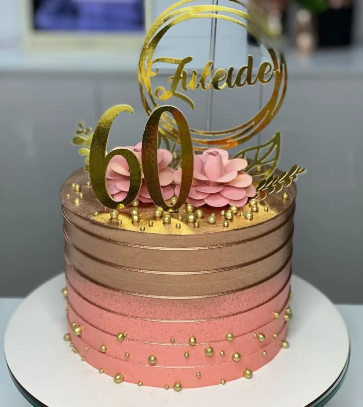 Foto de bolo de 60 anos 8 - 11