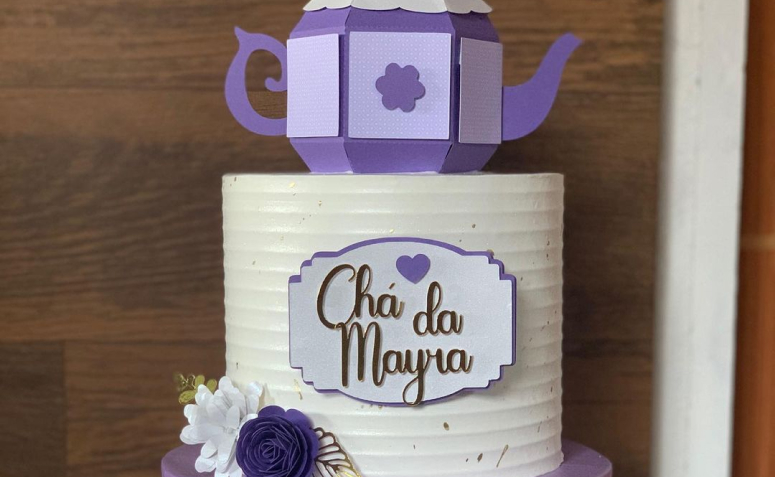 40 ideias de bolo de chá de panela criativos para uma linda festa