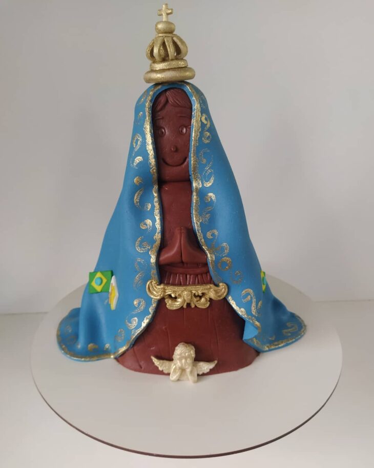 Foto de bolo nossa senhora aparecida 47 - 50