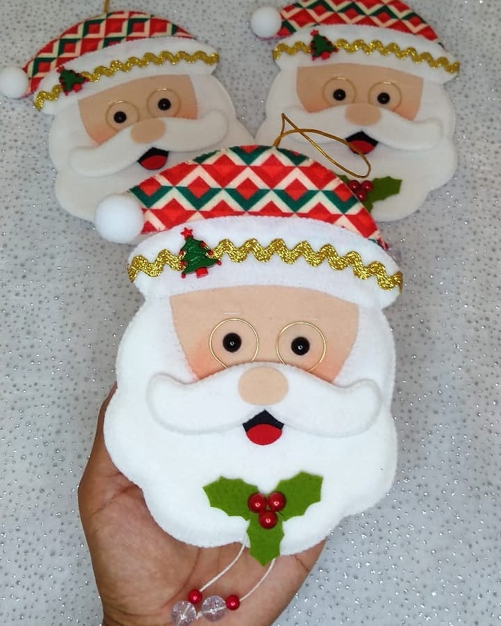 Foto de papai noel de feltro 18 - 21