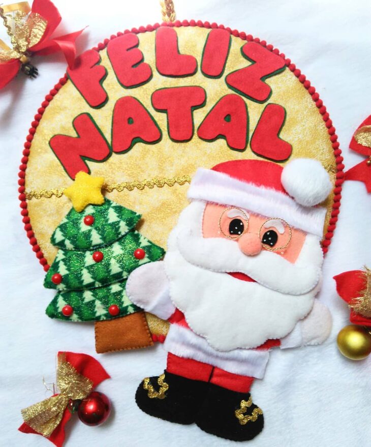 Foto de papai noel de feltro 2 - 2