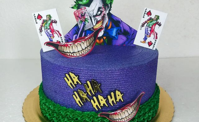 40 ideias de bolo do Coringa para uma festa temática incrível