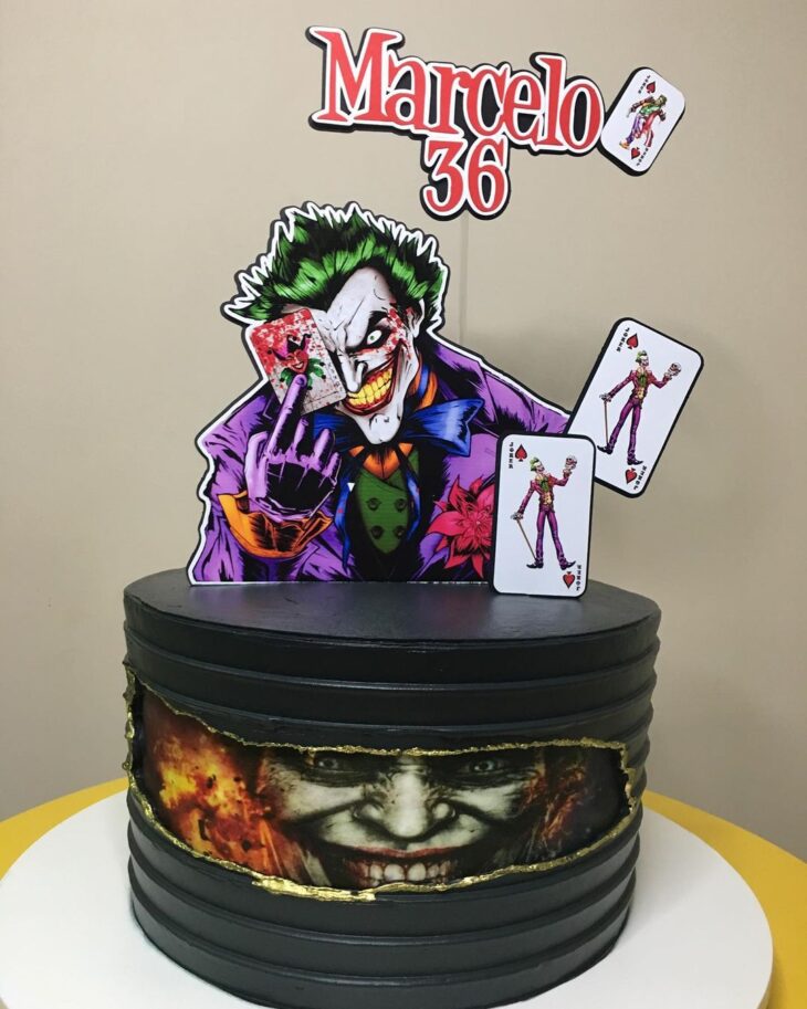 Foto de bolo do coringa 1 - 4