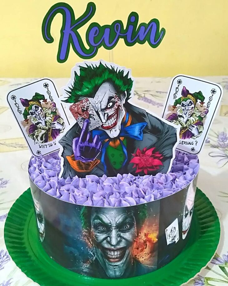 Foto de bolo do coringa 15 - 18