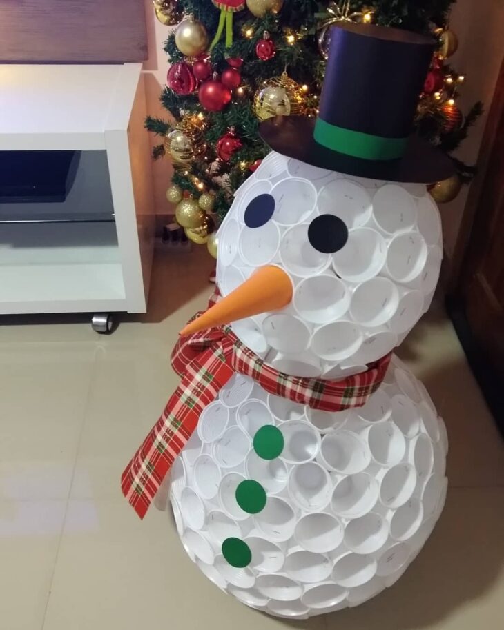 Foto de boneco de neve de copo 4 - 7