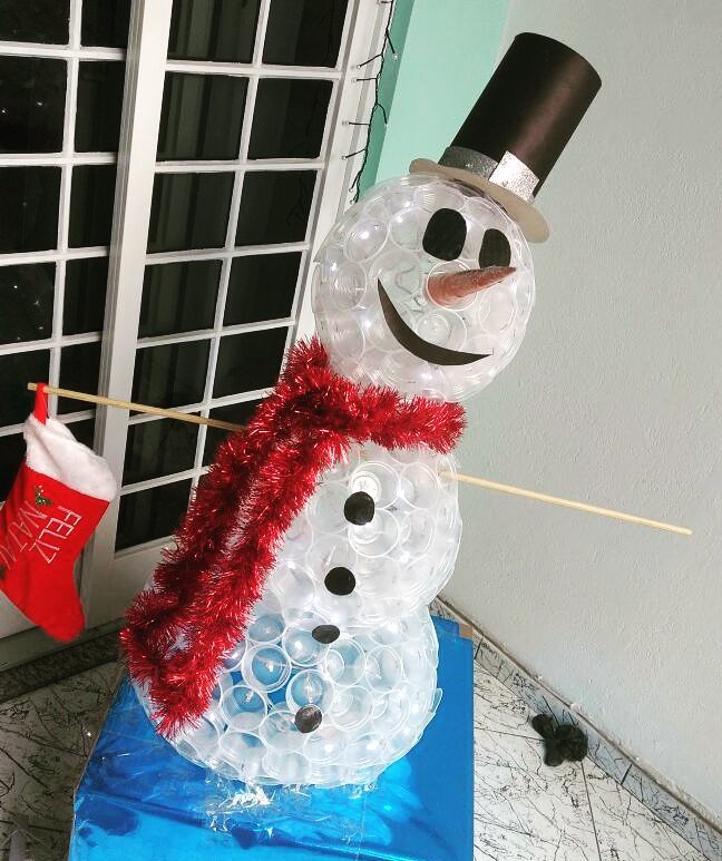 Foto de boneco de neve de copo 6 - 9