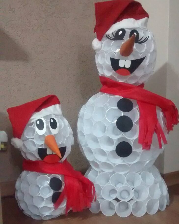 Foto de boneco de neve de copo 7 - 10