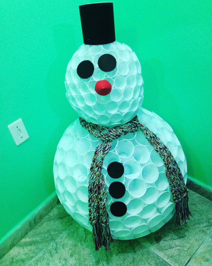 Foto de boneco de neve de copo 9 - 12