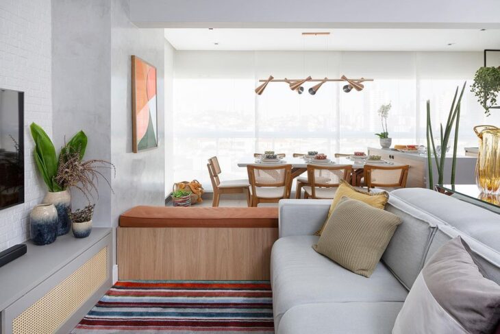 Foto de sala de estar e jantar integradas 28 - 28
