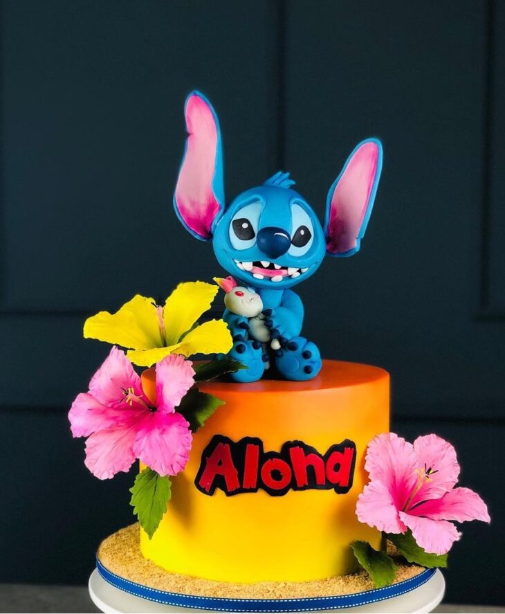 Foto de bolo do stitch 050 - 53