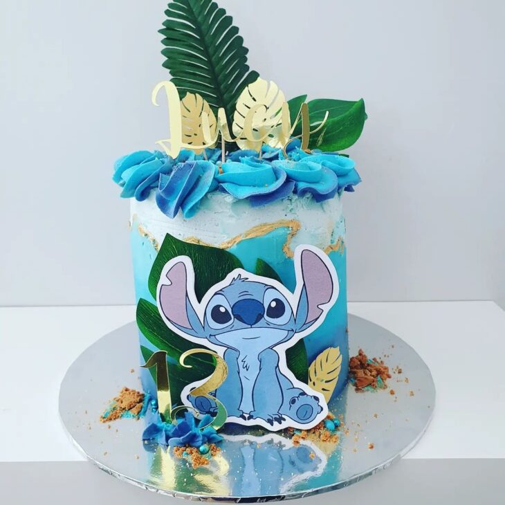 Foto de bolo do stitch 12 - 15