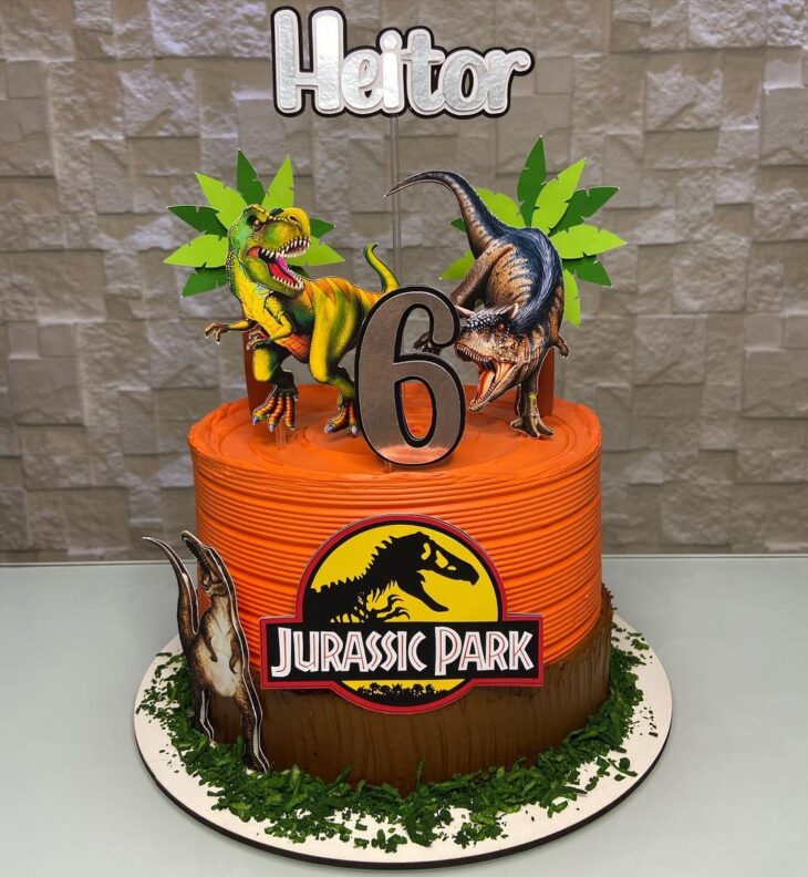 Foto de bolo jurassic park 15 - 17