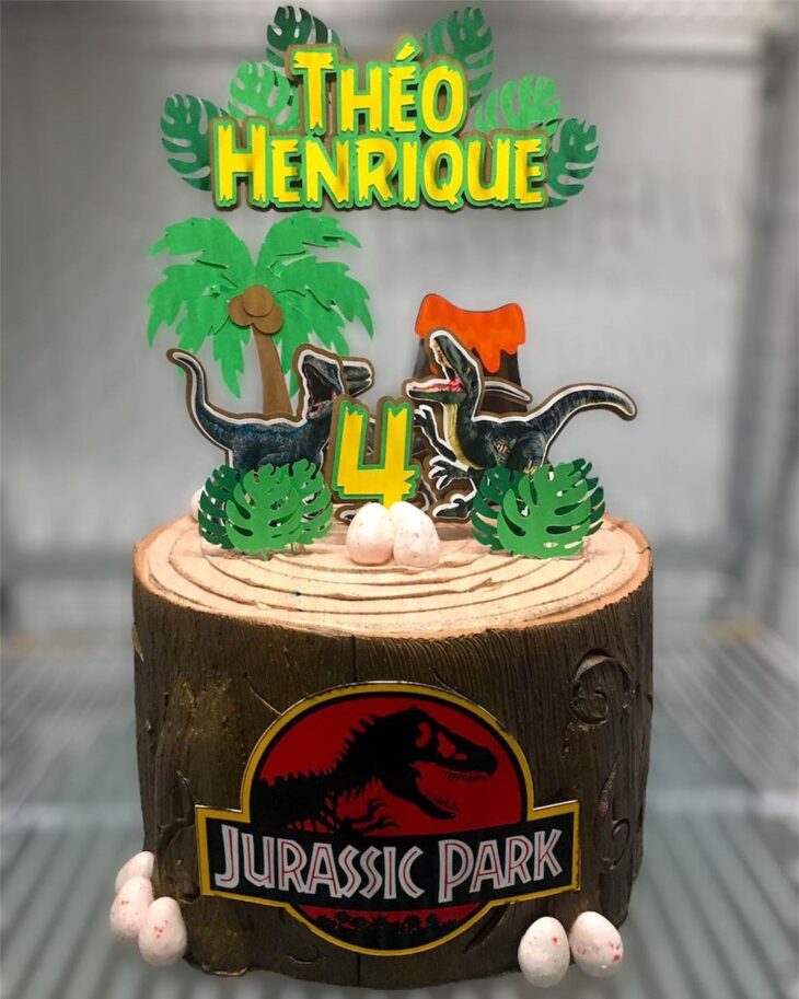 Foto de bolo jurassic park 19 - 21