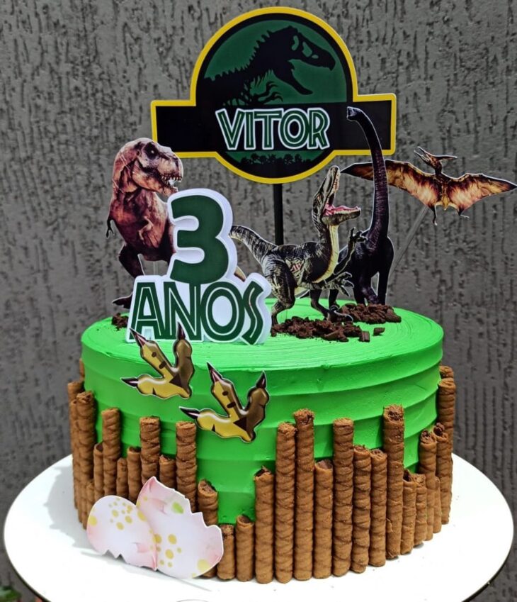 Foto de bolo jurassic park 27 - 29