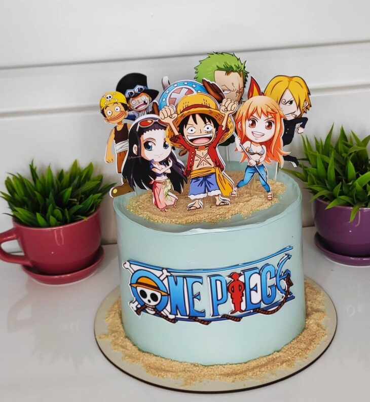 Foto de bolo one piece 4 - 7