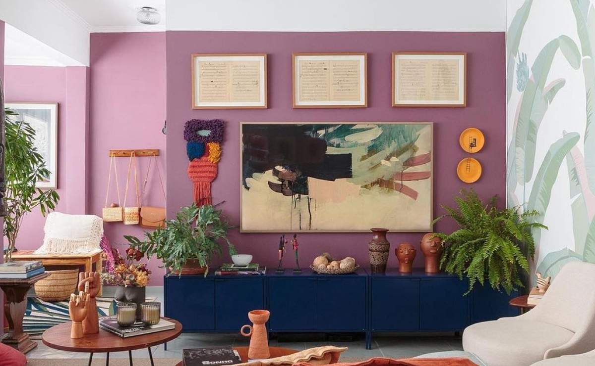 6 principais tons de roxo para abusar na decoração