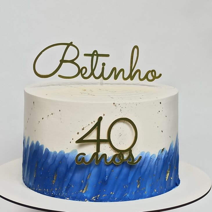 Foto de bolo de 40 anos 02 - 2