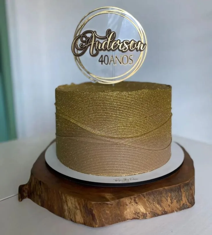 Foto de bolo de 40 anos 40 - 40