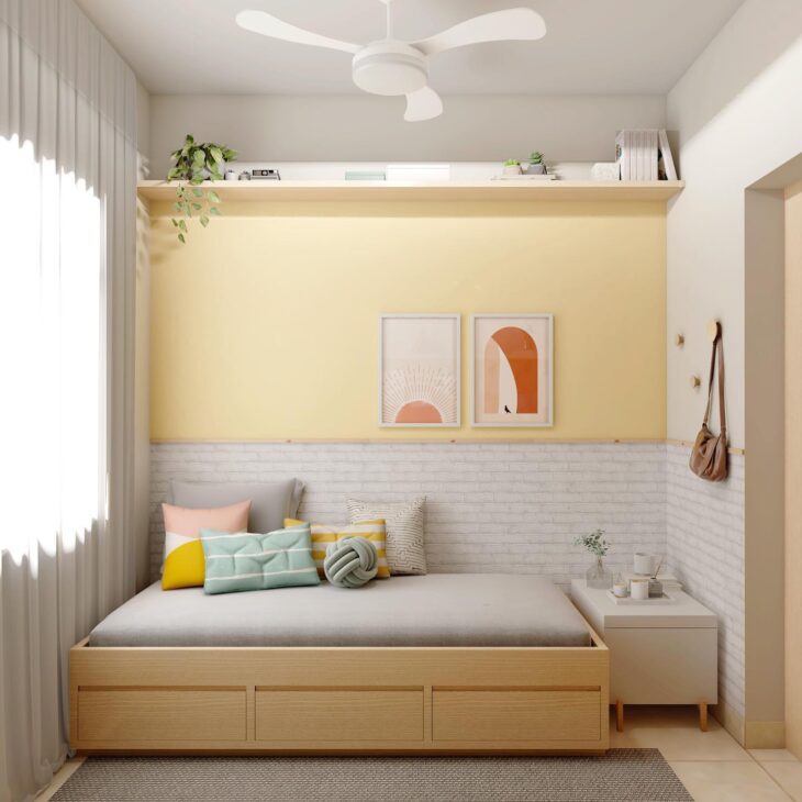 Foto de quarto amarelo 34 - 34