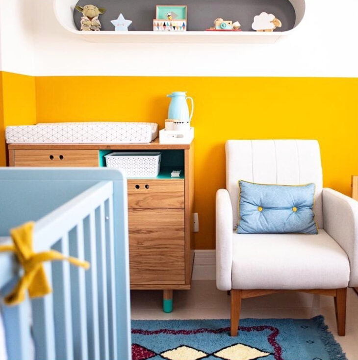 Foto de quarto amarelo 39 - 39