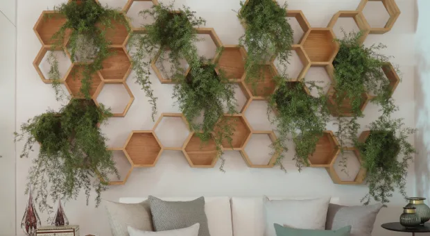30 ideias de nicho hexagonal para uma decoração criativa