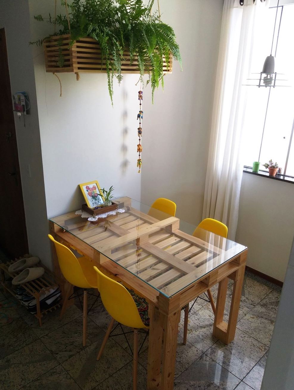 Foto de mesa de pallet 22 - 27