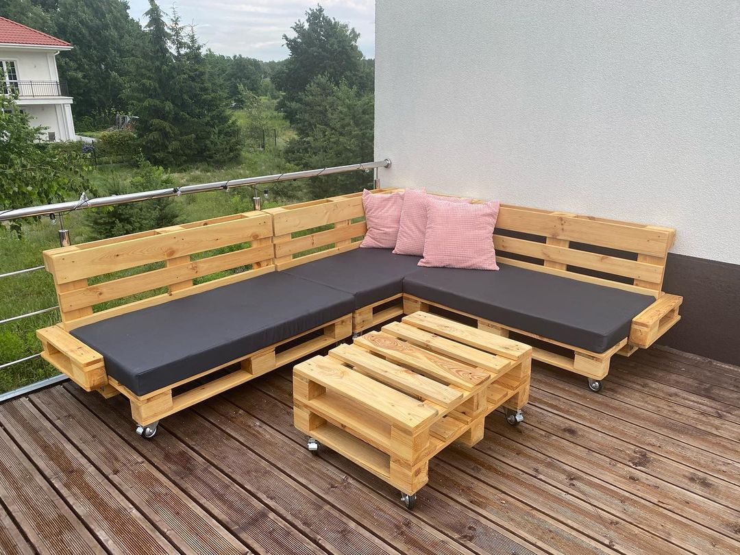 Foto de mesa de pallet 230 - 30