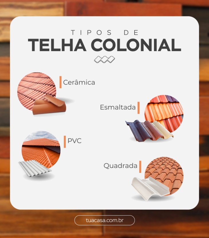 tipos de telha colonial