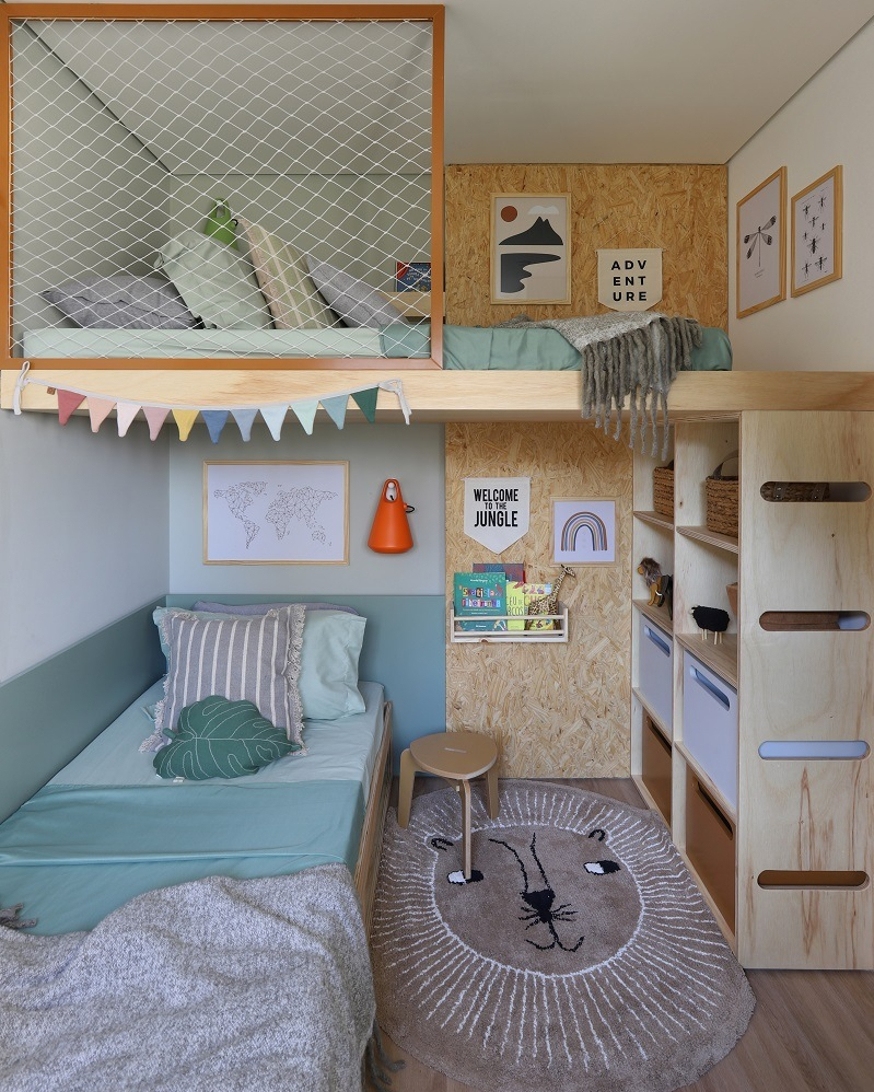 Foto de quarto infantil planejado 30 - 32